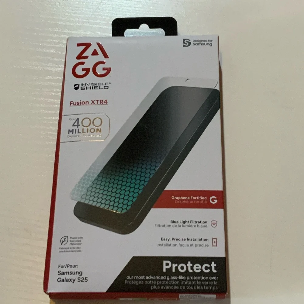 InvisibleShield Fusion XTR4 for Samsung Galaxy S25 - Black